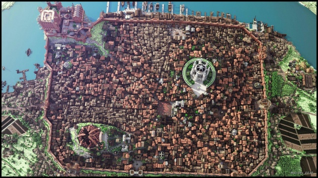 Minecraft: Kings Landing: 3 000 уникальных строений, 100 человек, 4 месяца, один сервер, 35 Gb