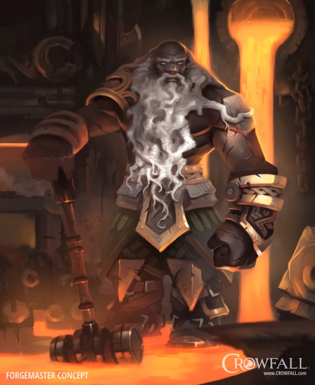 Crowfall: Верховный Кузнец. Пламя, железо и камень