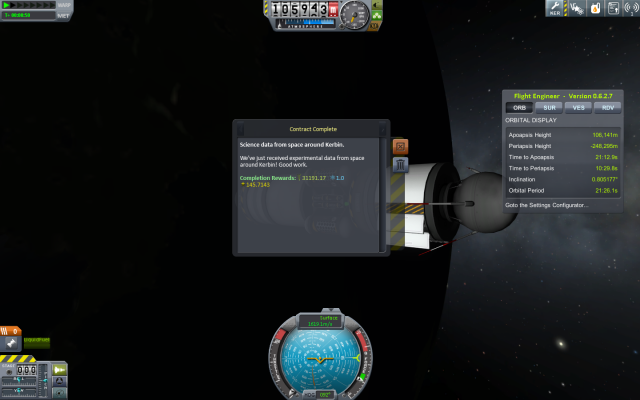 Kerbal Space Program: Контракт успешно завершен!