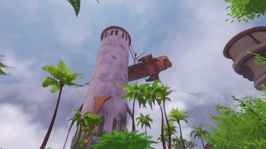 Worlds Adrift: Дома-ёлочки и памятник игре