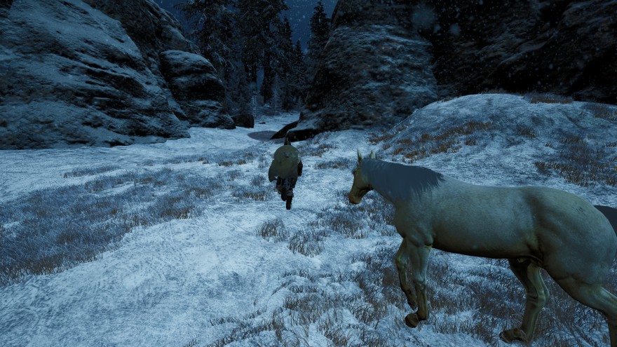Mortal Online 2: Северная лошадь и куда-то спешащий я