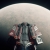 Вид на Daymar из космоса. Луна полностью покрыта классической пустыней.